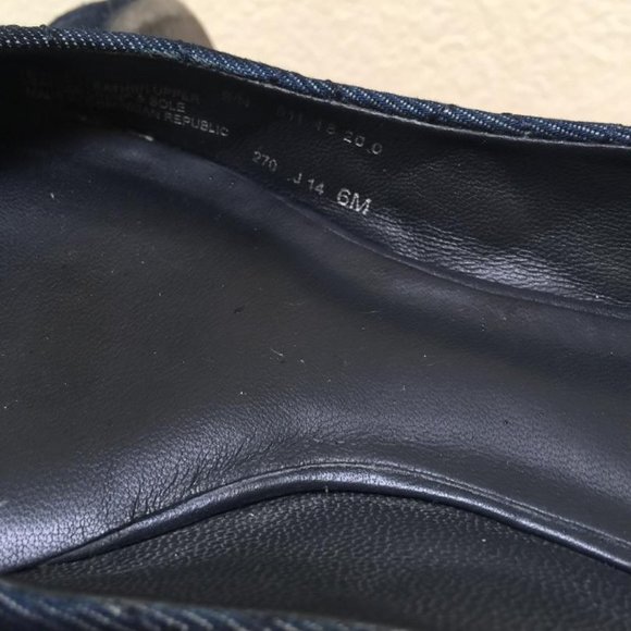 Tory Burch - Denim Quainn Ballet Flat-Quilted - Picture 3 of 8